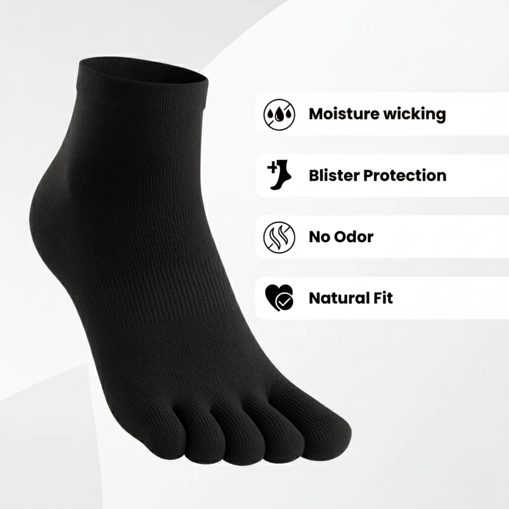 FootFreedom™ Five-Toe Comfort Socks ( 3 PAIRS )