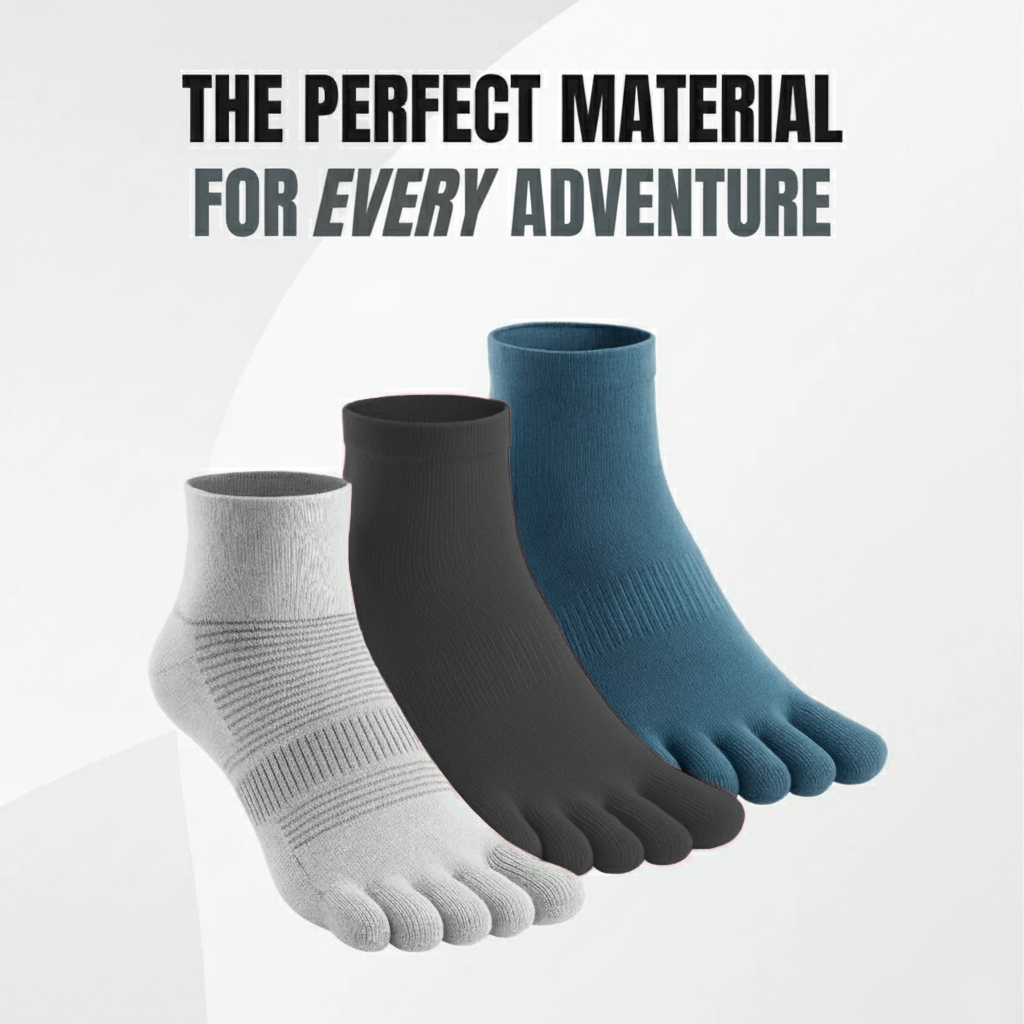 FootFreedom™ Five-Toe Comfort Socks ( 3 PAIRS )