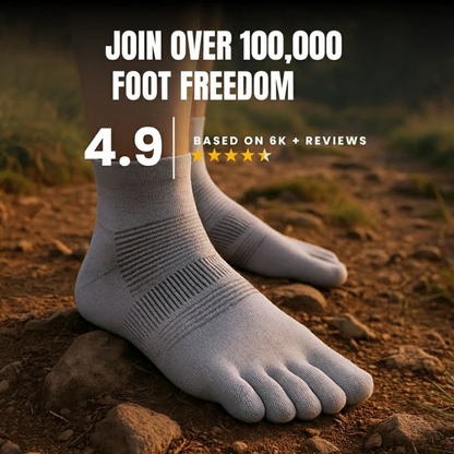 FootFreedom™ Five-Toe Comfort Socks ( 3 PAIRS )