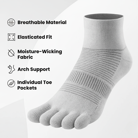 FootFreedom™ Five-Toe Comfort Socks ( 3 PAIRS )