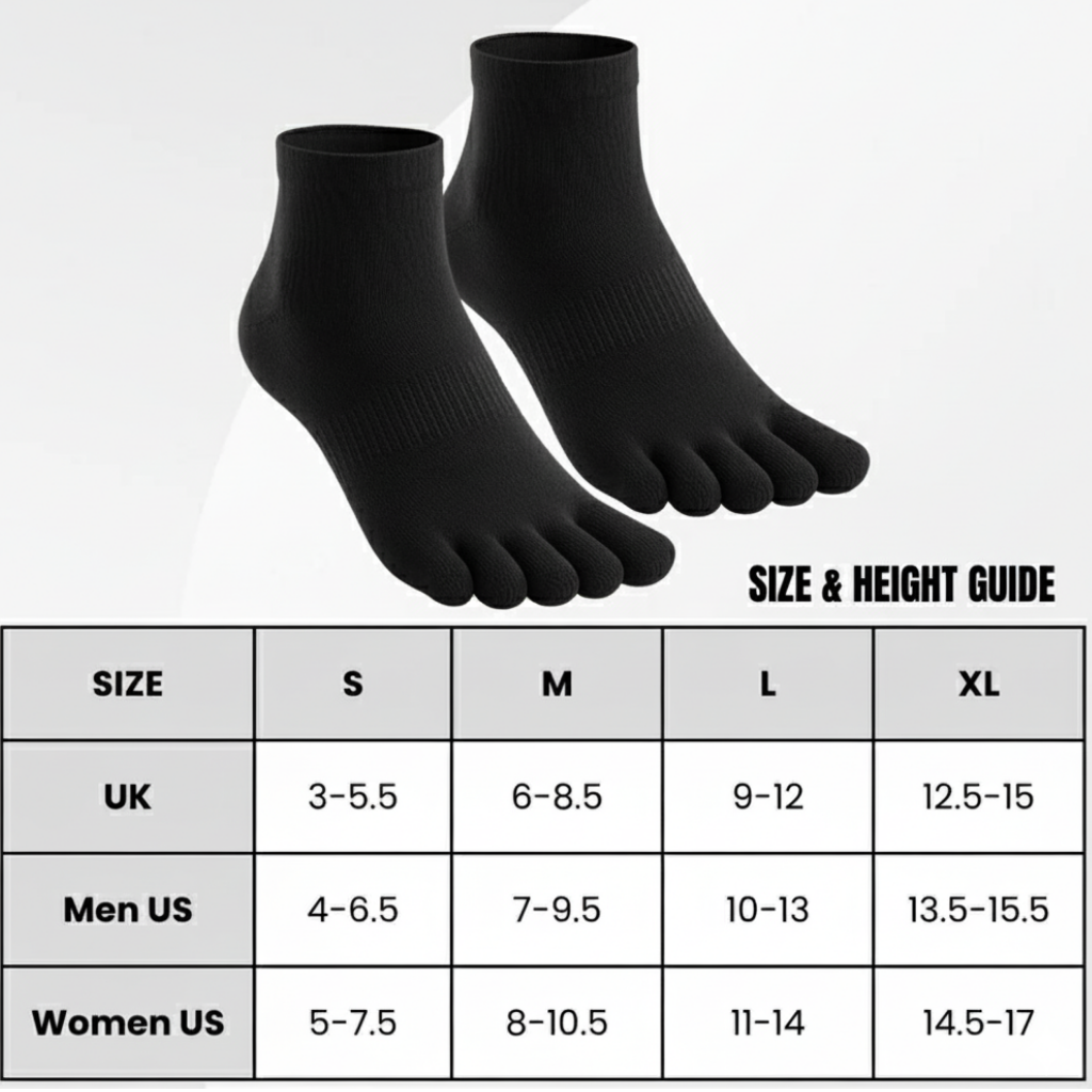 FootFreedom™ Five-Toe Comfort Socks ( 3 PAIRS )