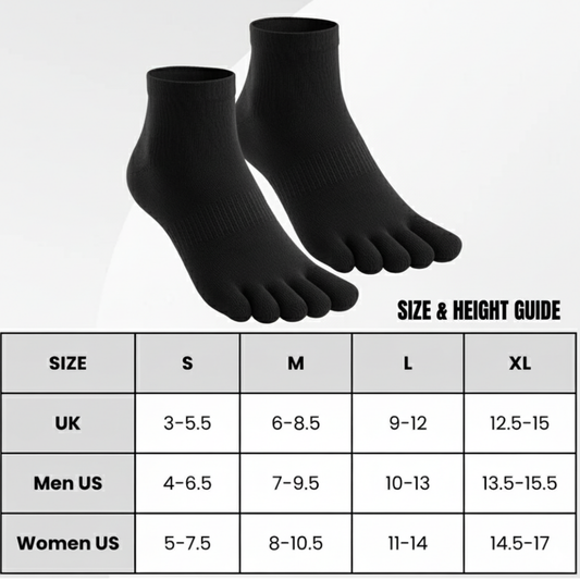 FootFreedom™ Five-Toe Comfort Socks ( 3 PAIRS )