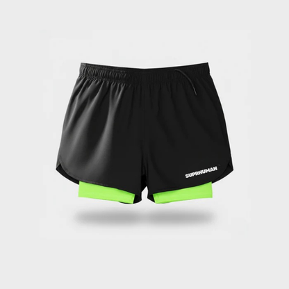 SUPRHUMAN™ Pro-Stride | 2-in-1 Shorts |